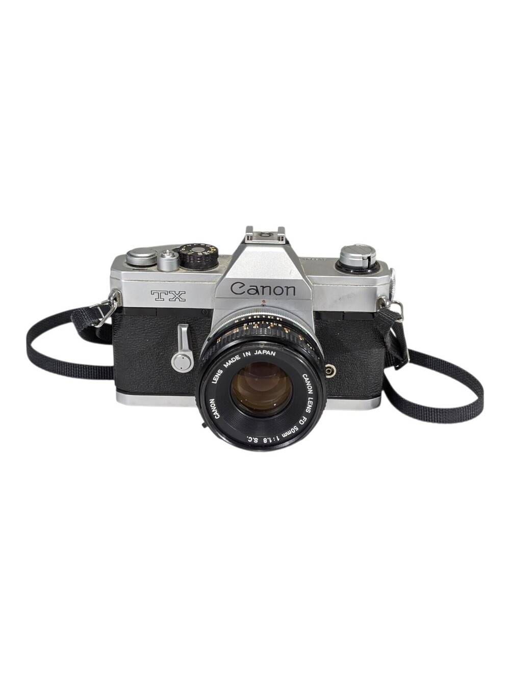Canon TX 35mm SLR Film Camera with FD 50mm f/1.8 S.C. Lens Tested